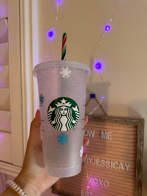 blue sparkly starbucks cup Starbucks Coral Blue/Aqua Crystal Rhinestone Bling Stainless Steel Tum –  Katz Cupz main image 0