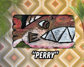 Perry - Sculpture murale piranha