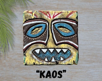 Kaos le dieu du chaos - oeuvre d'art murale originale par le skipper Kevin