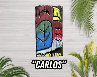 Carlos - Sculpture murale ara