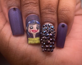 Uñas de coralina