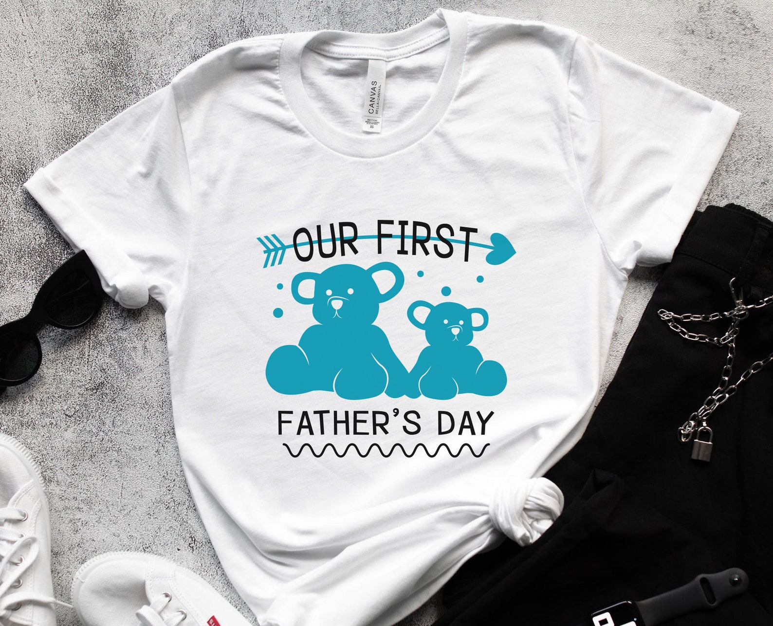 Download Our First Fathers Day SVG Daddy Bear SVG Daddy and me SVG ...