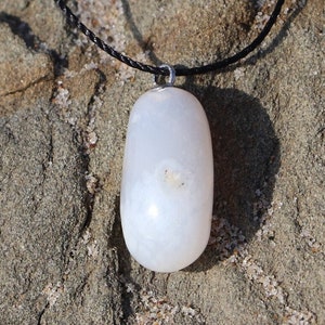 CA Moonstone Quarter of a Circle, Unique Pendant, Ethically CA Moonstone Quarter of a Circle, Unique Pendant, Ethically
