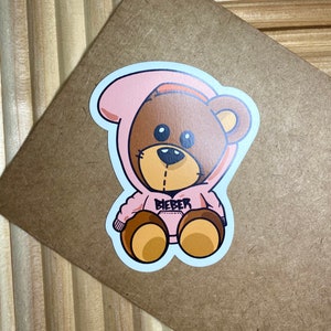 Justin Bieber Bear Magnet