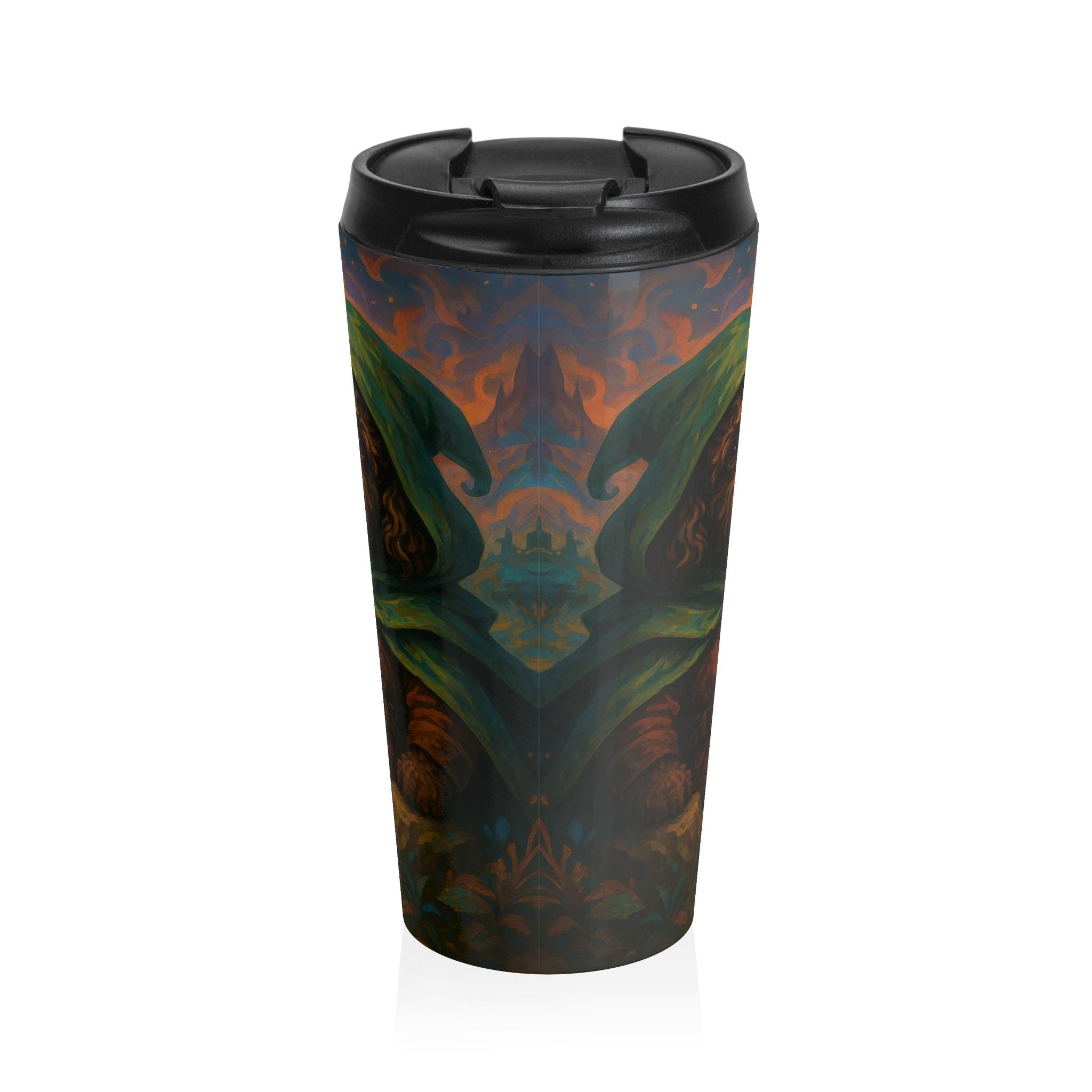Discover Whimsical Wizard Lagotto Stainless Steel Mug