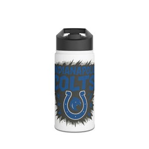 Indianapolis Colts Stainless Steel Water Bottle
