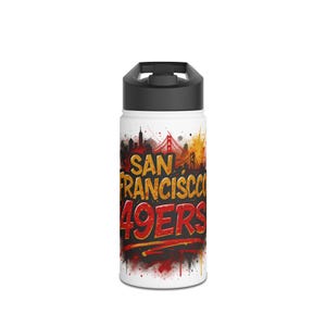 San Francisco 49ers Stainless Steel Water Bottle