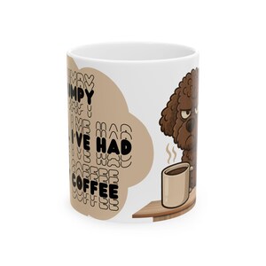 Funny Dog Coffee Mug, Perfect for Pet Lovers, Grumpy Morning Coffee Cup, Gifts for Dog Owners, Cute Animal Lover Mug, Unique Coffee [...]