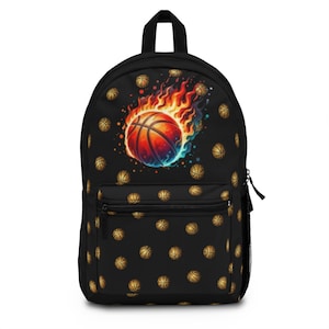 Basketball Flame Backpack