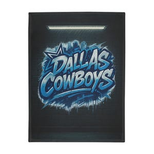 Dallas Cowboys Plush Fleece Blanket | Graffiti Design