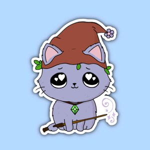 Wizard Kitty Sticker