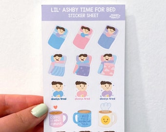 Time for Bed Sticker Sheet | Planner Stickers