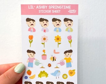 Springtime Sticker Sheet | Journal Stickers