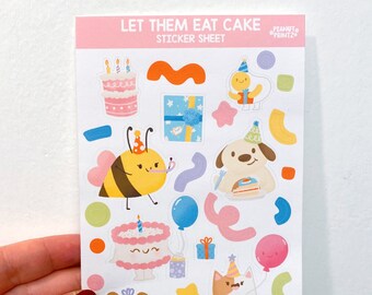 Birthday Sticker Sheet | Deco Stickers