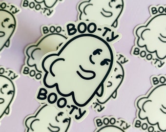 Ghost Glow in the Dark Sticker | Halloween Sticker