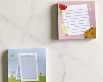 Pretty Lil' Note Stickies | Sticky Notepad | Cute Stationery