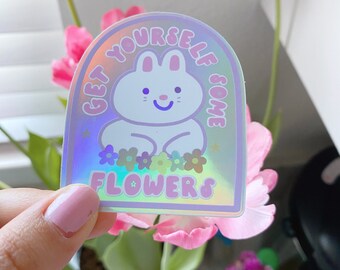 Get Yourself Some Flowers Sticker