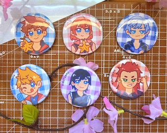 Kingdom Hearts 2.25" Character Button