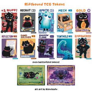 Riftbound Tcg Holographische Sammelkarten-Token