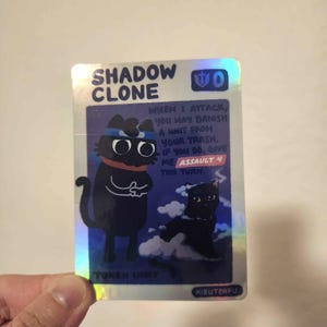 Riftbound TCG Holographic Trading Card Tokens Shadow Clone Token