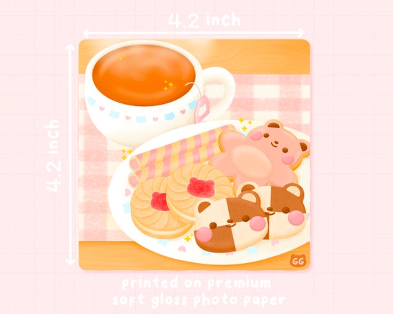 Gomi Cookies | Art Print - Cute Art Print - Aesthetic Art Print - Kawaii Dessert Art Print - Illustration Art Print