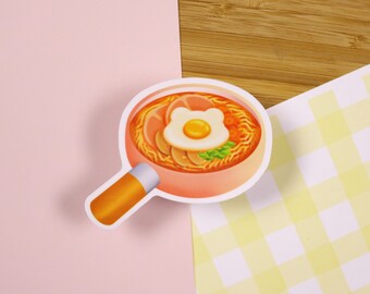 Gomi's Ramen | Glossy Vinyl Sticker Flake - Asian Food Sticker - Kawaii Food Sticker - Aesthetic Sticker