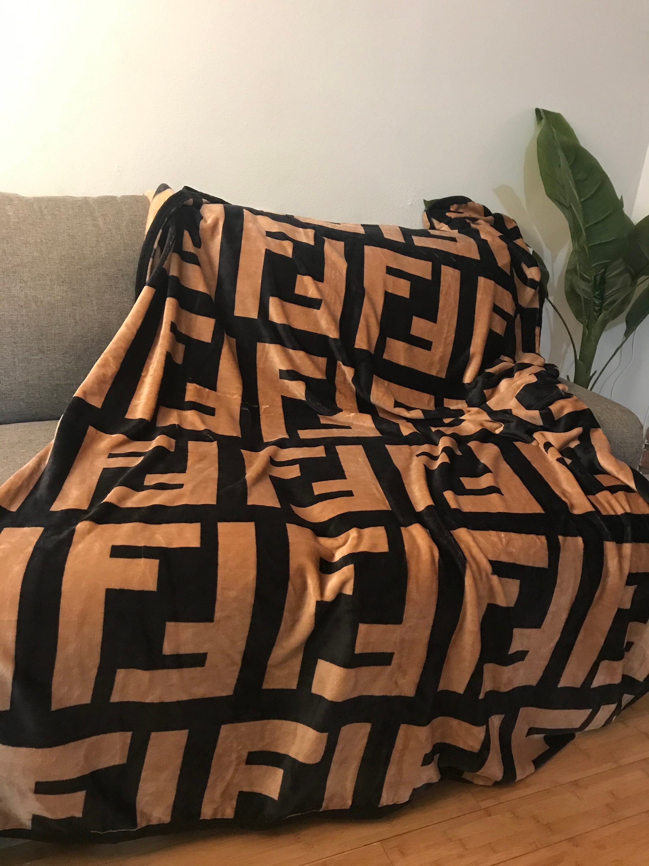 Blanket Throw Designer Inspired Home Decor Etsy