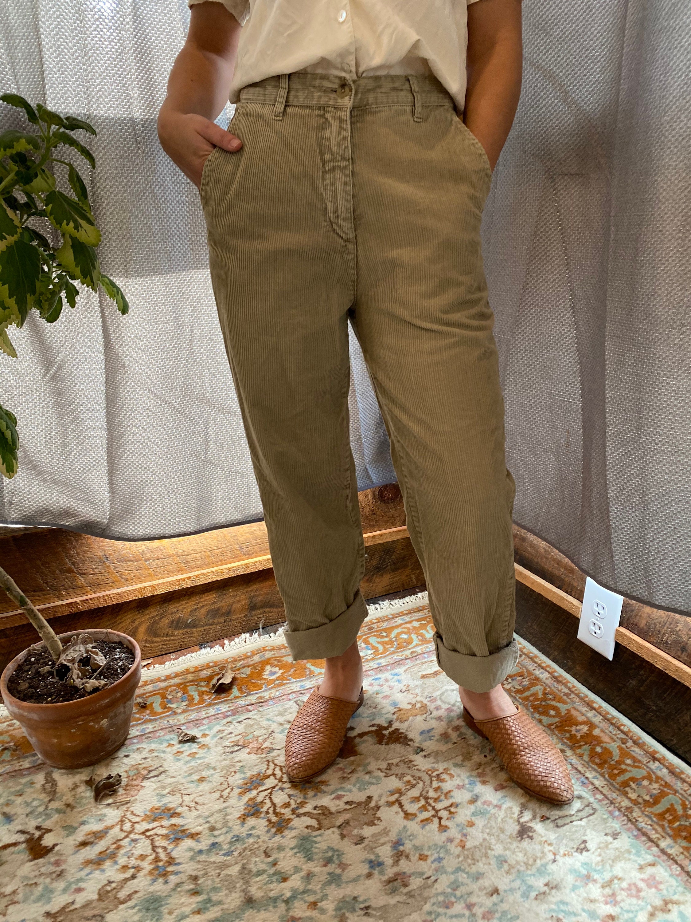Woolrich Corduroy Pants - Etsy Ireland