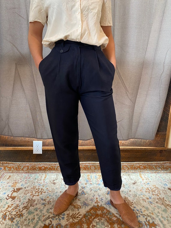 Vtg Giorgio Sant Angelo Navy blue pants