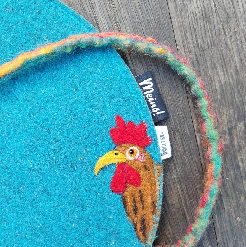 Forest, Field & Meadow Seat Cushion Made of Virgin Wool Felt 28 Cm