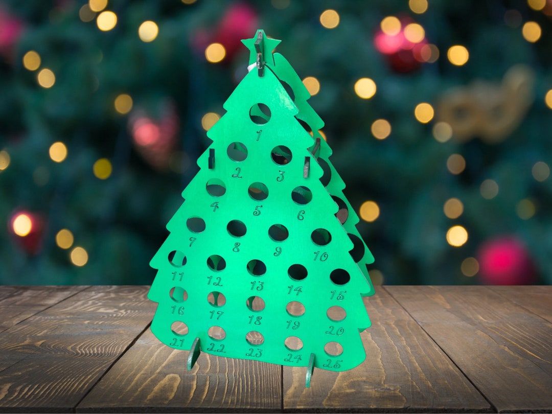 Mini Liquor Bottle Christmas Tree Alcohol Advent Calendar Etsy