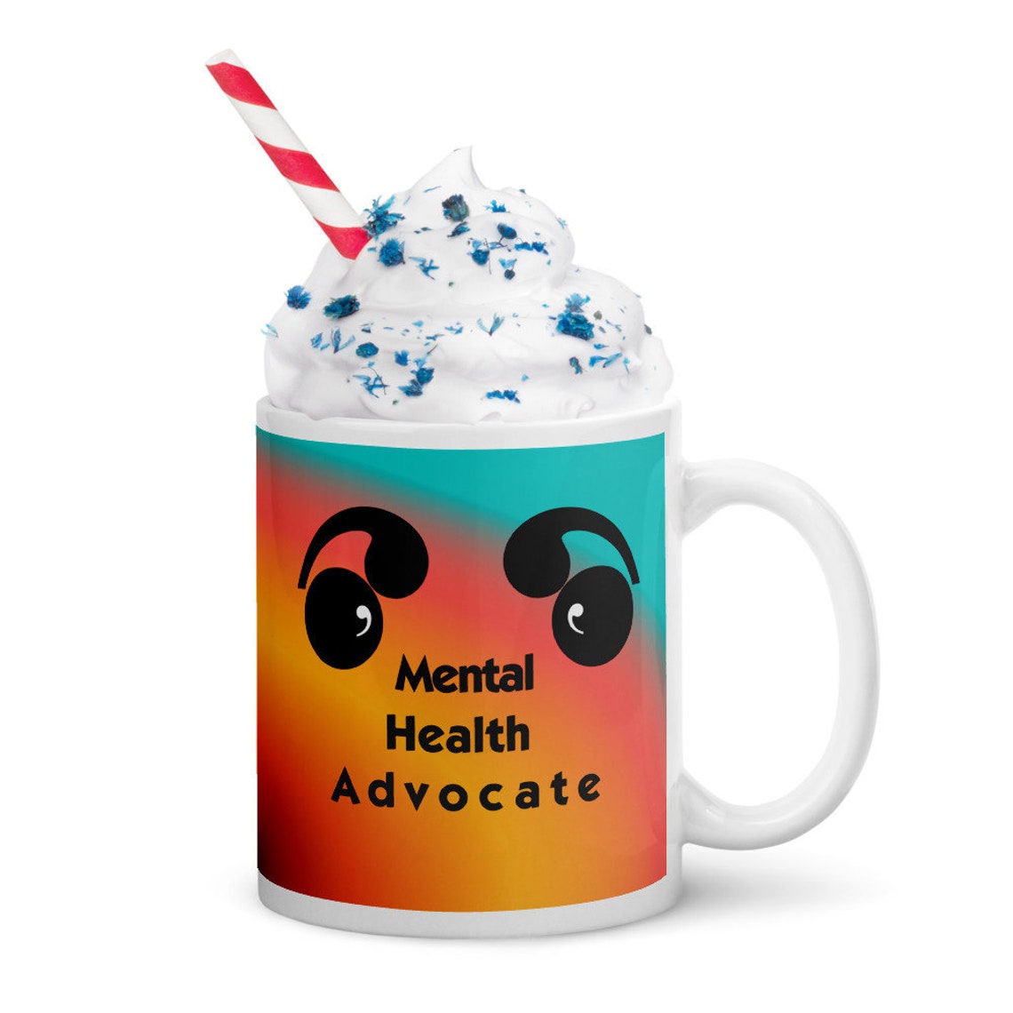 Glossy Mug Mental Health Advocate Etsy