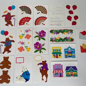 Vintage Mrs Grossman’s 90s Stickers Flowers Bears Shops Strawberries Valentines
