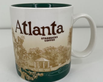 Starbucks 2011 Atlanta GA Global Icon Collector Series City Coffee Mug Cup