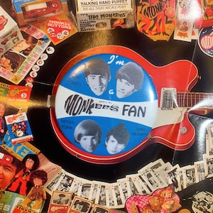 I’m a Official Monkees Fan Vintage Reproduction Pin