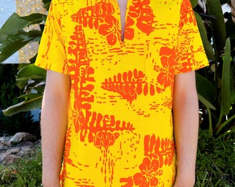 トップス 1950's Pennys Hawaiian shirt Vintage 1950's Penney's Hawaiian Shirt – M/L | Reign Vintage