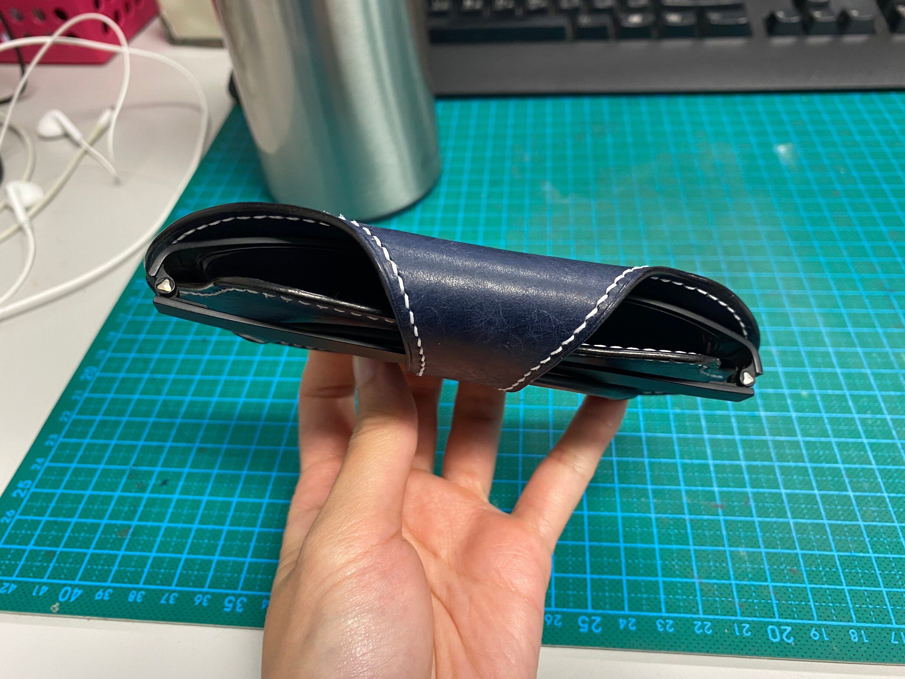 PDF Pattern Leather Glasses Case Leather DIY Leather Etsy