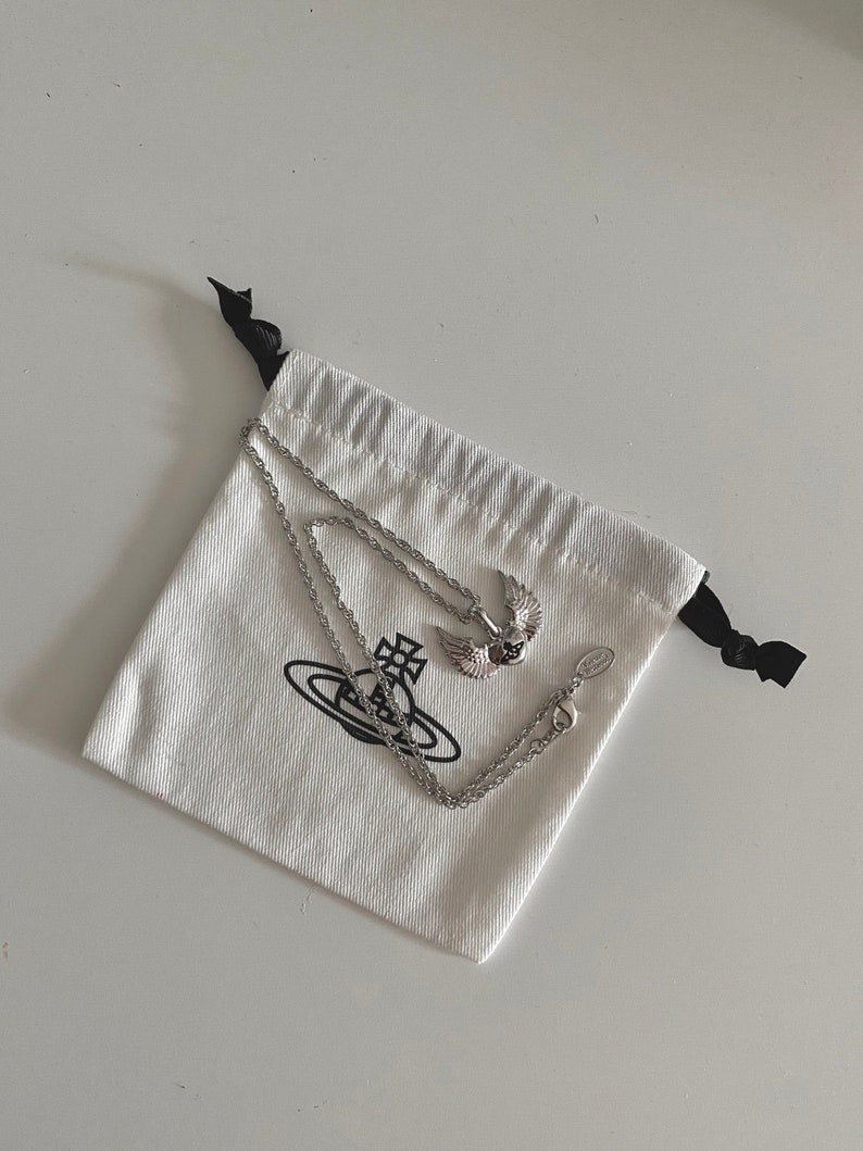 Vivienne Westwood Wings Charm Necklace Etsy
