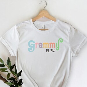 Grammy Camisa Abuela Regalo Gran Abuela Regalos Abuela Regalo de Nietos Nana Camisa Anuncio de Embarazo Mamaw Regalos Abuela T-S