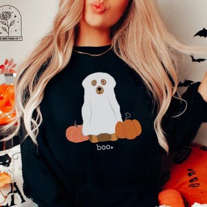 Halloween Boo Dogs Halloween Crewneck Halloween Dog Shirt Funny Halloween Ghost Shirts Halloween Sweater Labrador Golden Retriever Dog Lover