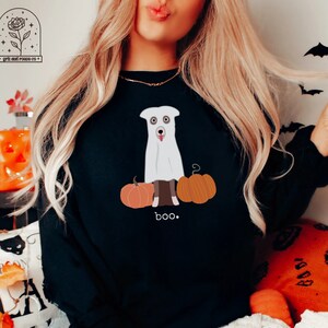 Funny Dog Shirt Halloween Boo Dogs Halloween Crewneck Halloween Dog Shirt Funny Halloween Ghost Shirts Halloween Sweater Greyhound Dog Lover