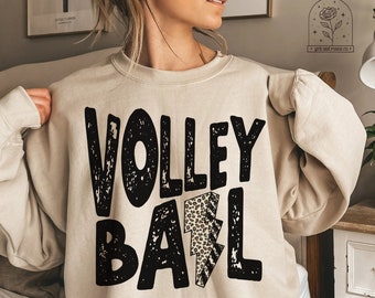 Volleyball Shirts Volleyball Sweatshirt Volleyball TShirt Game Day Crewnecks Hoodies Youth Sports Sweatshirts Volleyball Mama Mom Coach Gift