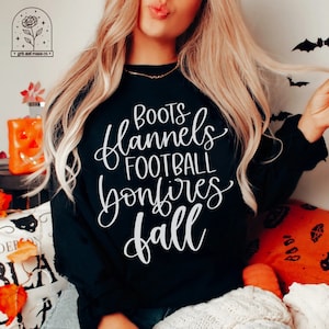 Fall Sweatshirts Fall Crewneck Sweatshirt Fall Pullover Football Shirt Camping Shirt Halloween Shirt Football Sweatshirt Fall Sweater Tshirt