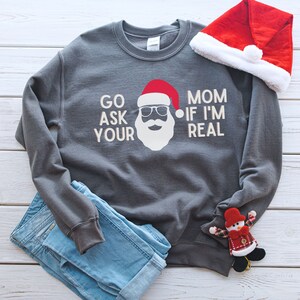 Christmas Shirt Funny Christmas Sweatshirts Ugly Christmas Sweater Ugly Holiday Sweater Christmas Shirts for Him Funny Santa Christmas Shirt
