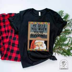 Creepy Santa Christmas Shirt Christmas Sweatshirts Christmas Sweater Ugly Christmas Sweaters Cute Christmas Sweatshirt Plus Sizes Shirts