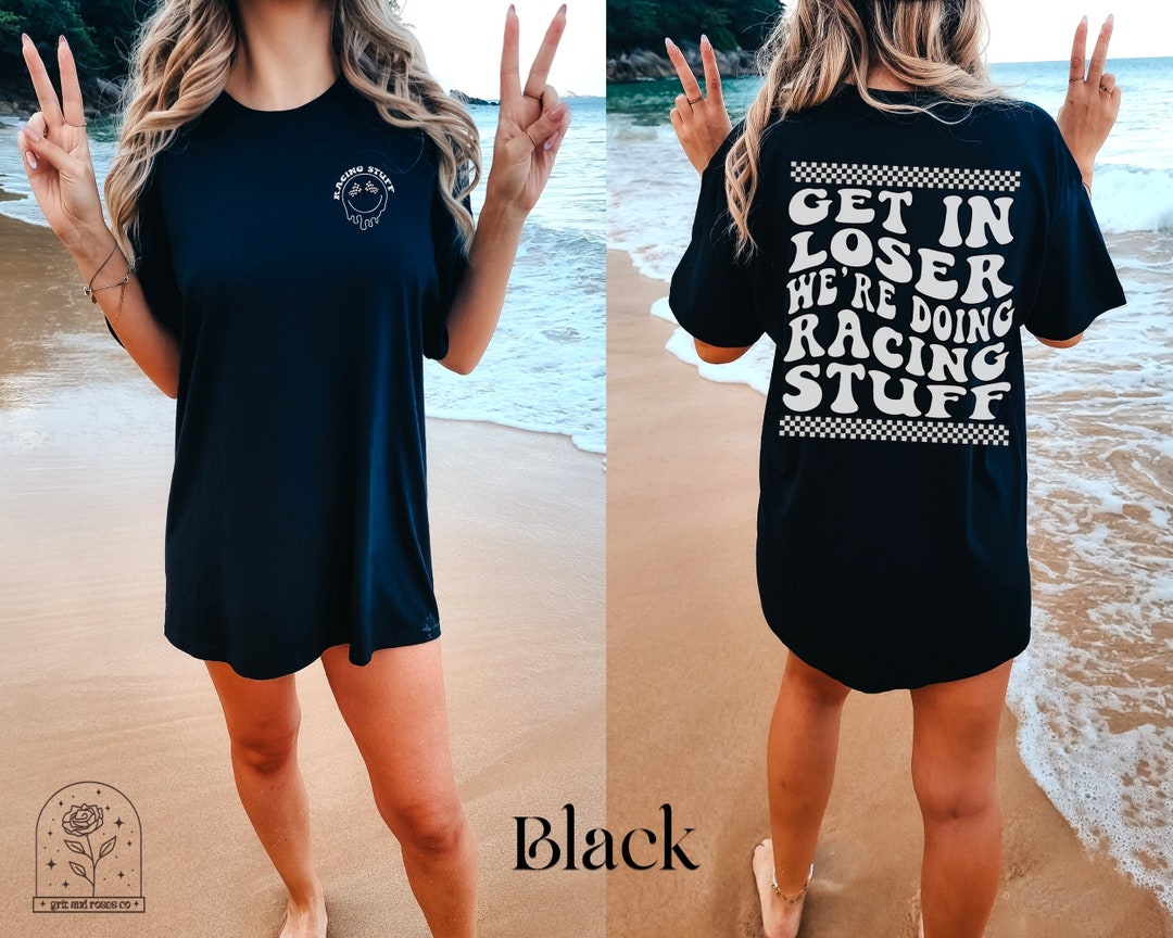 Grey Racing Sport T-Shirt