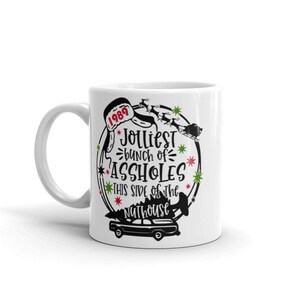 Jolliest Bunch of, Nuthouse, Christmas Movie Mug, Stocking Stuffer, Family Christmas Gift, Christmas Vacation, Christmas Party Mug, Xmas Mug