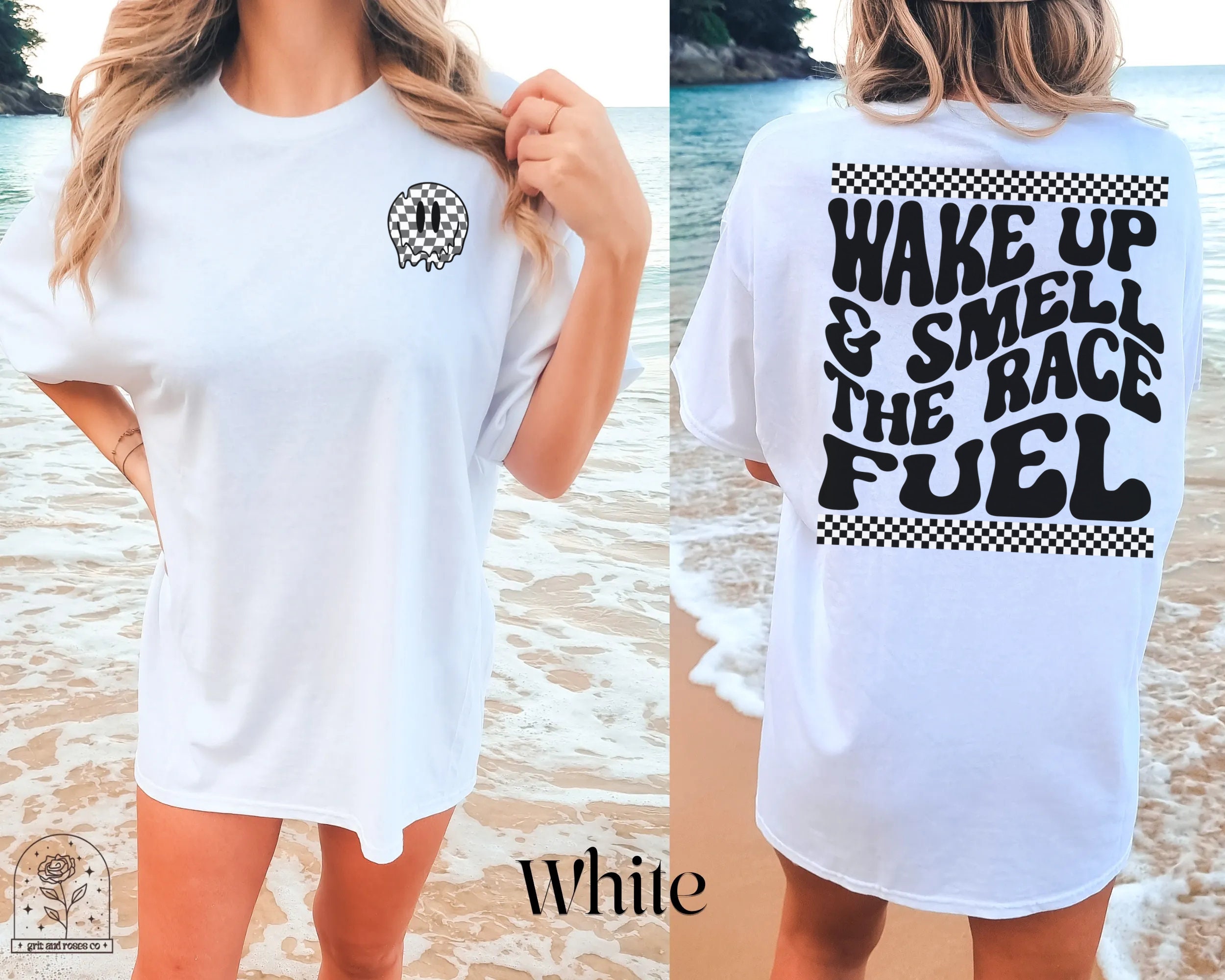 HUECLOSET (ヒュー)★ Ford Track Washing T-Shirt (2color) HUECLOSET (ヒュー)☆ Ford Track Washing T-Shirt (2color