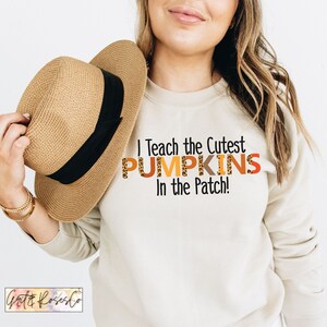 Herbst Lehrer Shirt Herbst Sweatshirt Herbst Pullover Lehrer Herbst T-Shirt Halloween Lehrer Shirts Kürbis Patch Shirts Herbst Shirts für Lehrer