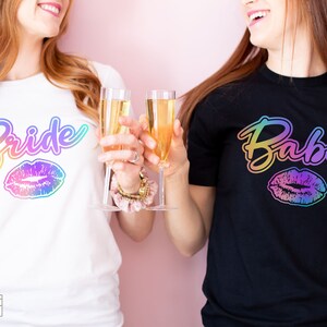 80&#39;s Bachelorette Shirts Retro Bride Bachelorette Party Shirts 80&#39;s Bach Party Tees Matching Bridal Party Bridesmaid Proposal Gifts Wedding